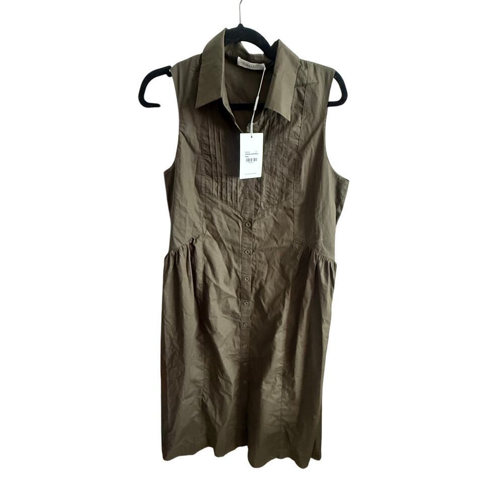 NWT Maye Corinne Shirtdress -Olive -Small - Picture 2 of 4